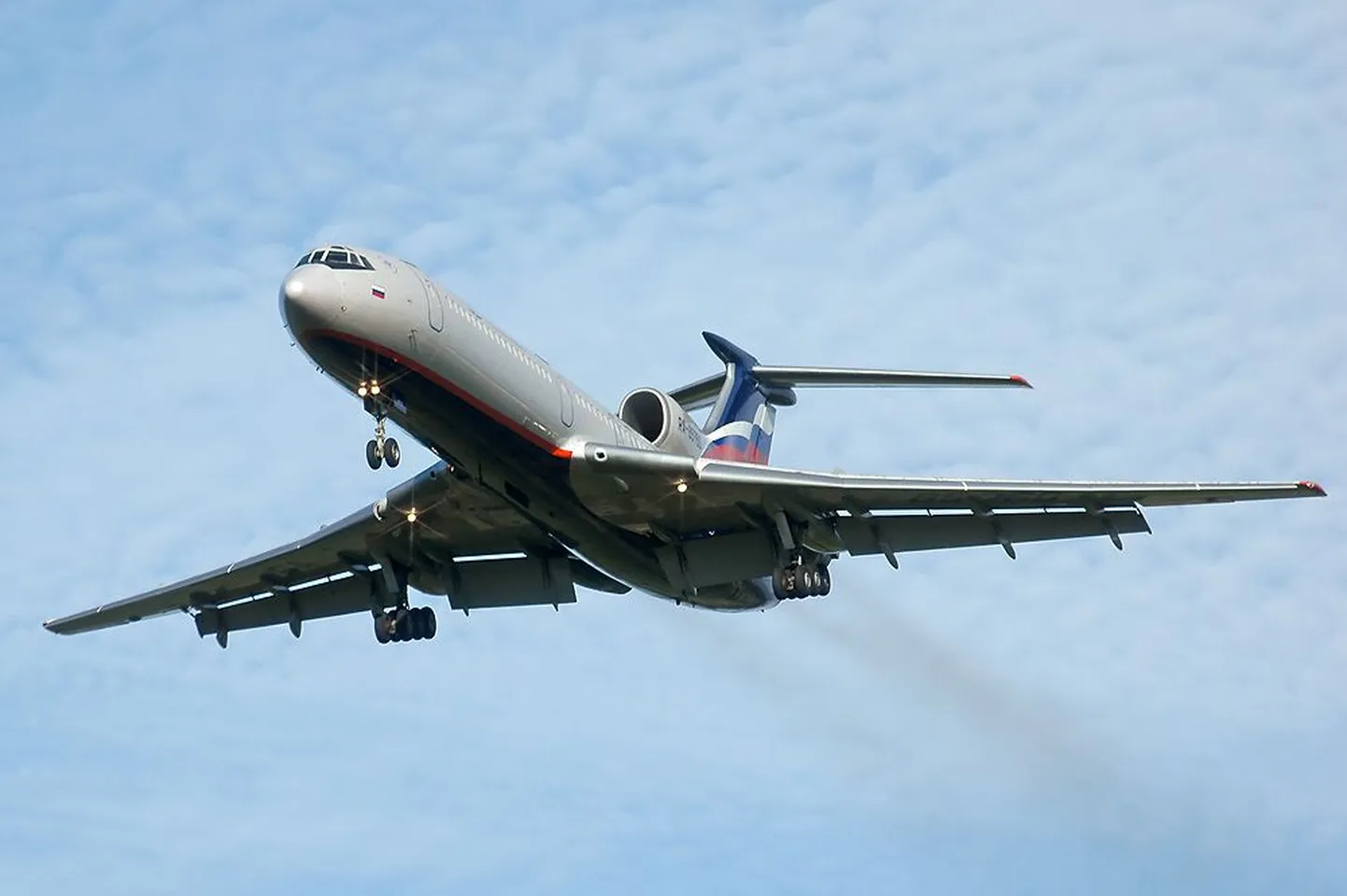 Vene reisilennuk Tupolev 154.