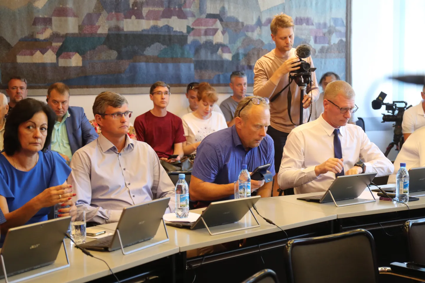 Narva linnavolikogu istung.