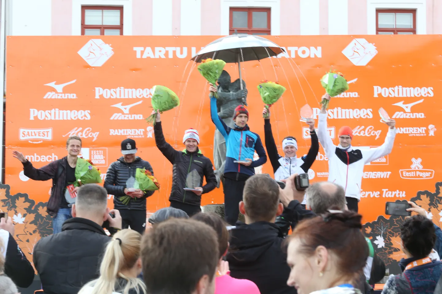 Tartu linnamaratoni kuus tugevamat meest.