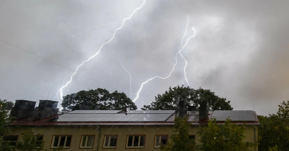 HOIATUS Äikesevihmadest jäävad puutumata vaid neli maakonda