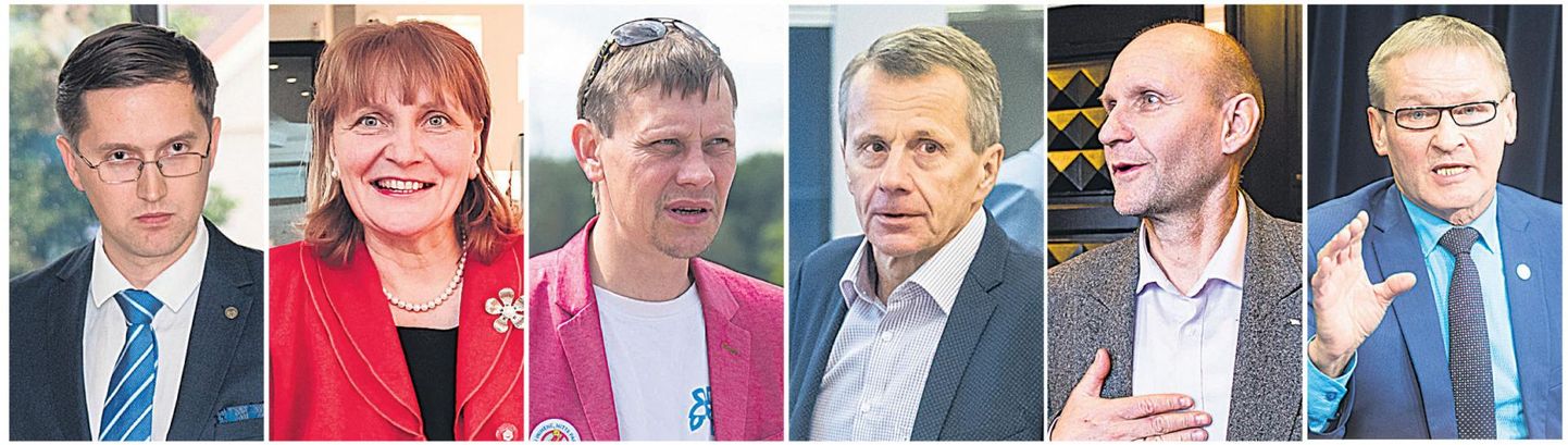 Erakondade esinumbrid Järva- ja Viljandimaal eesootavatel riigikogu valimistel