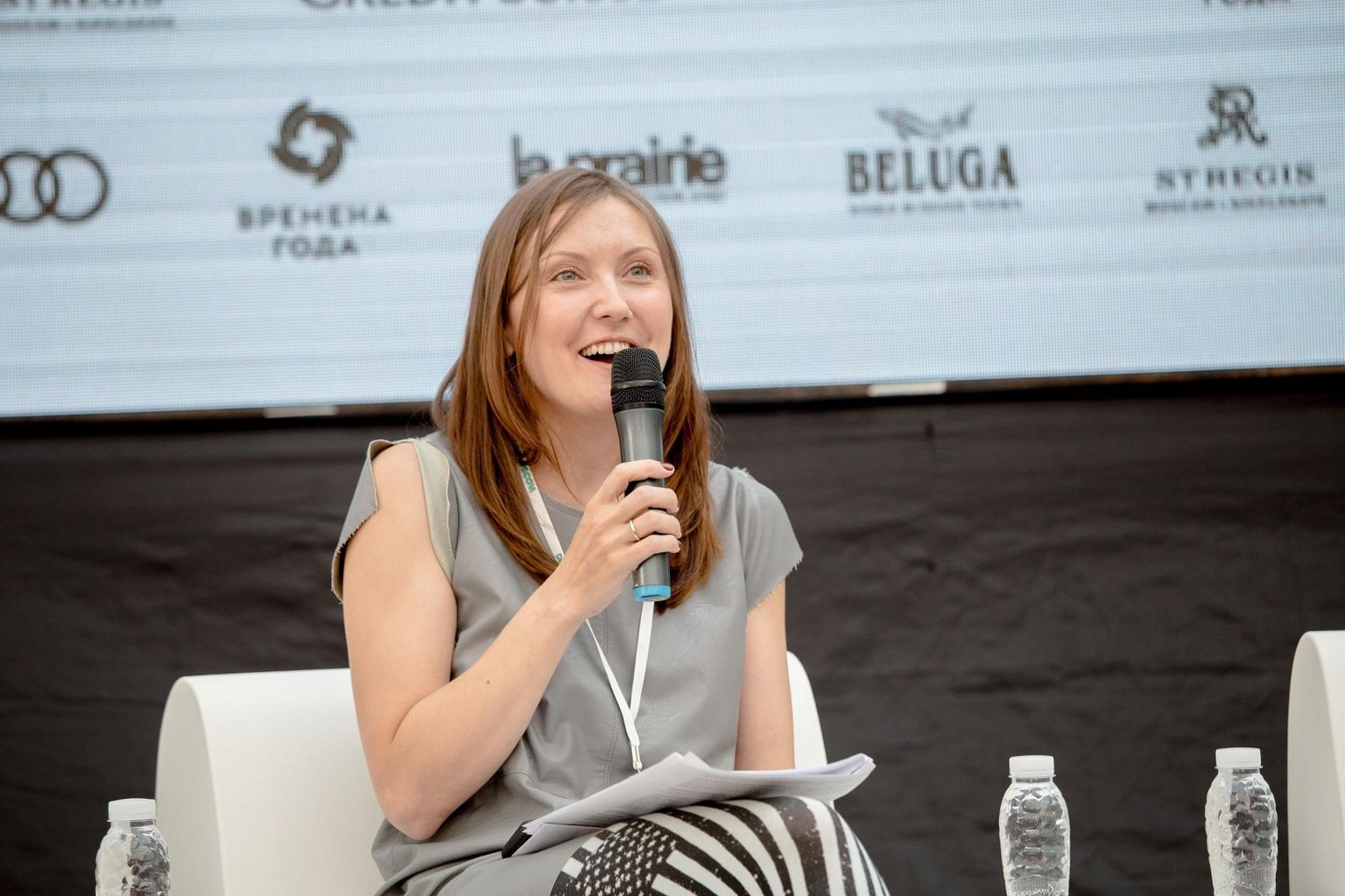 Olga Temnikova 2018. aasta CosMoscow’ messil. 