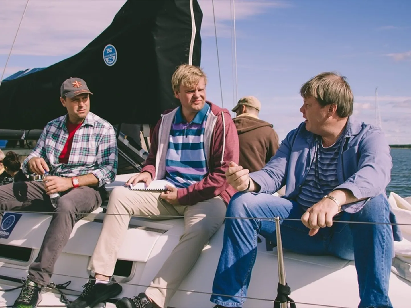 Veikko Täär, Tiit Sukk ja Margus Prangel filmis «Mehed»
