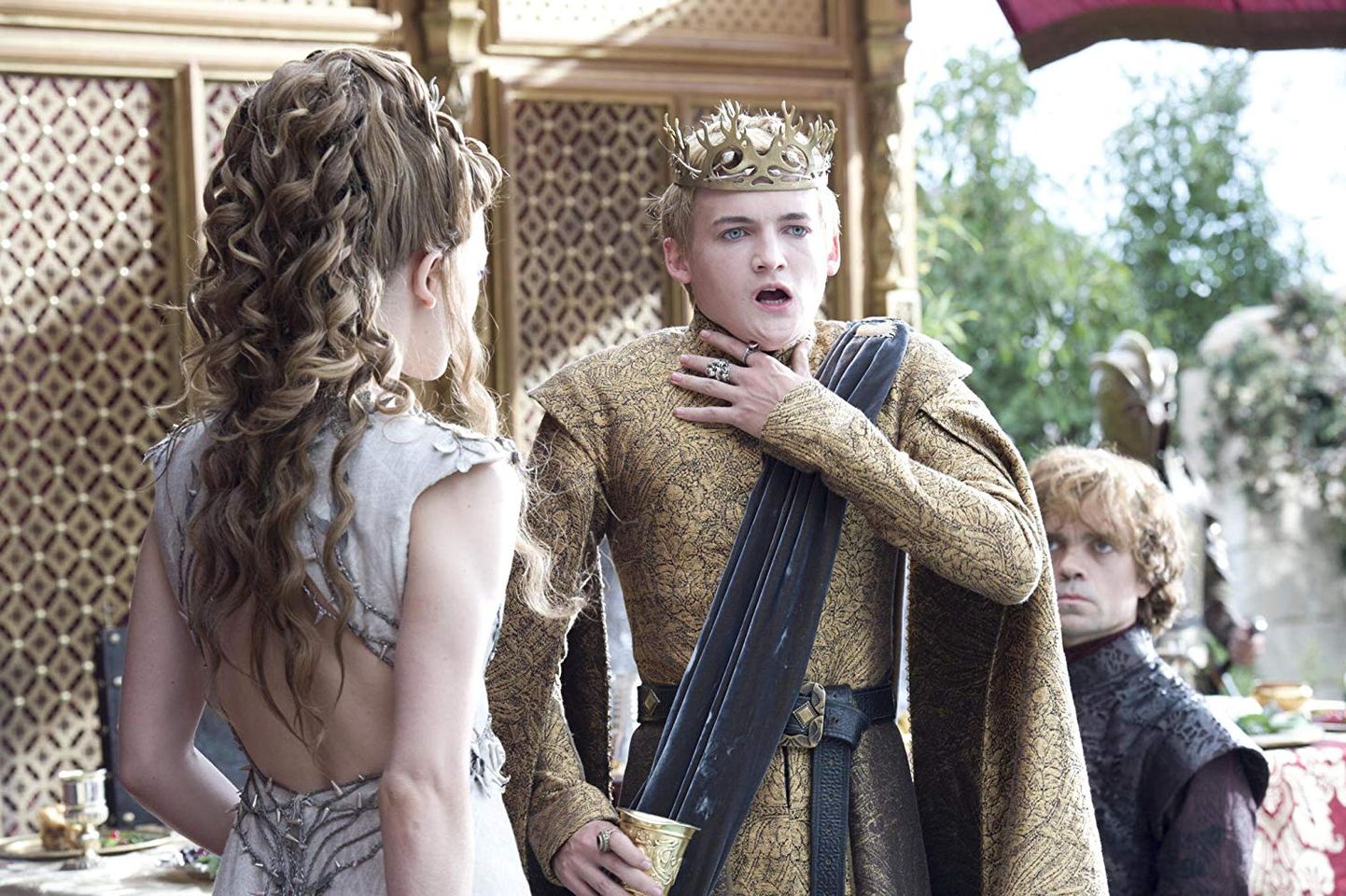 Jack Gleeson Joffrey Baratheonina tegelase viimases «Troonide mängu» stseenis