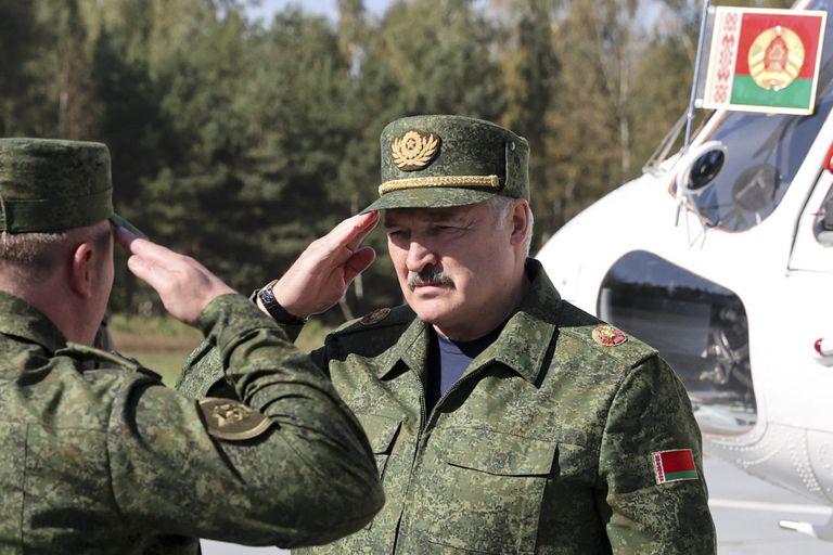Õppust külastas ka Valgevene president Aleksandr Lukašenka.