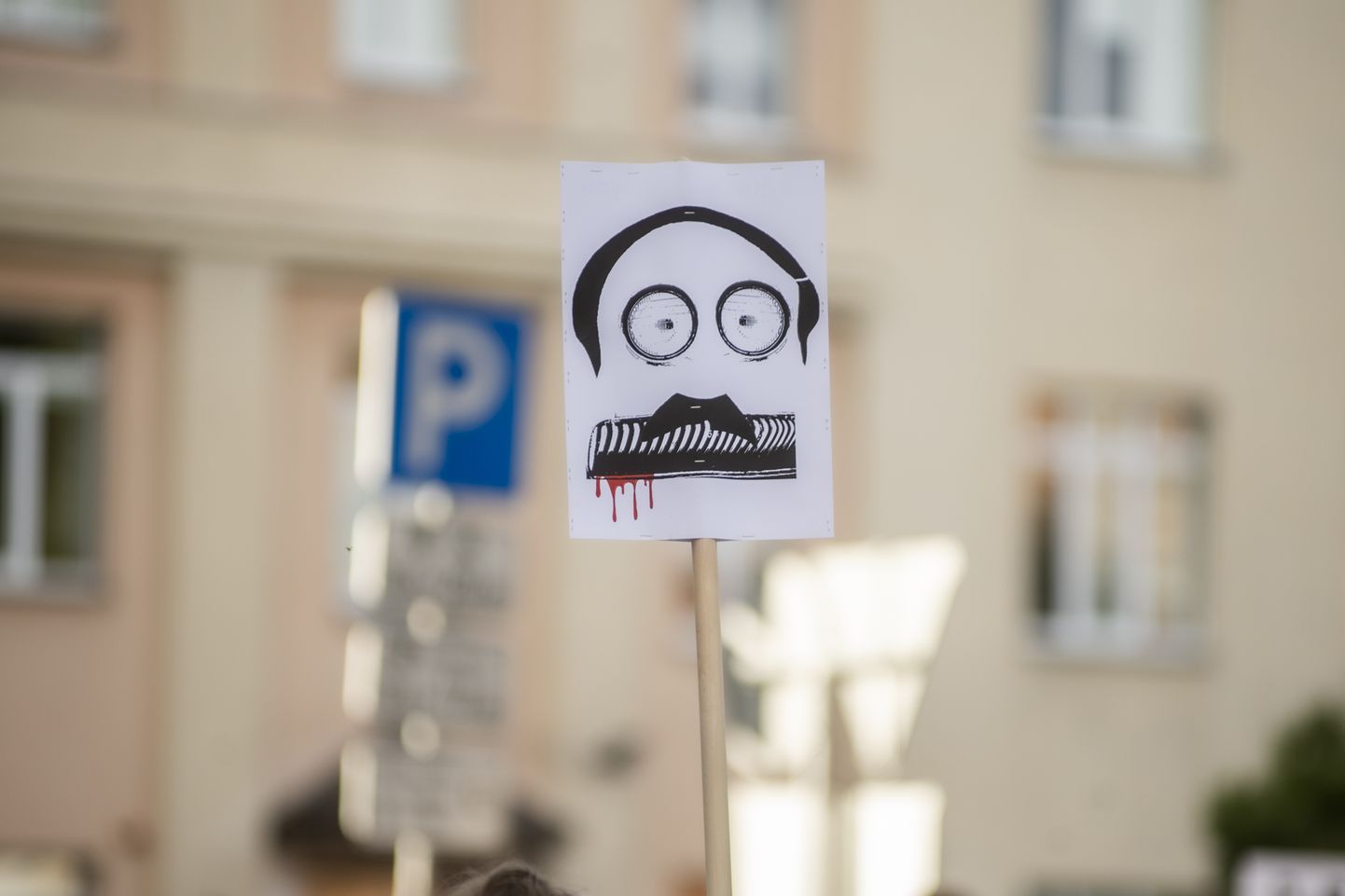 Акция протеста у посольства Беларуси в Риге