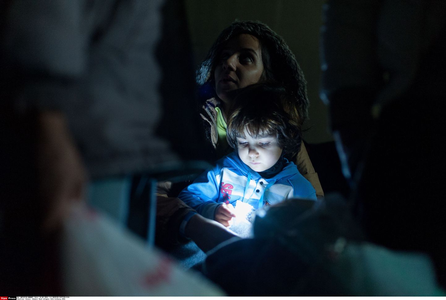 Süüria põgenike laps Kreekas.