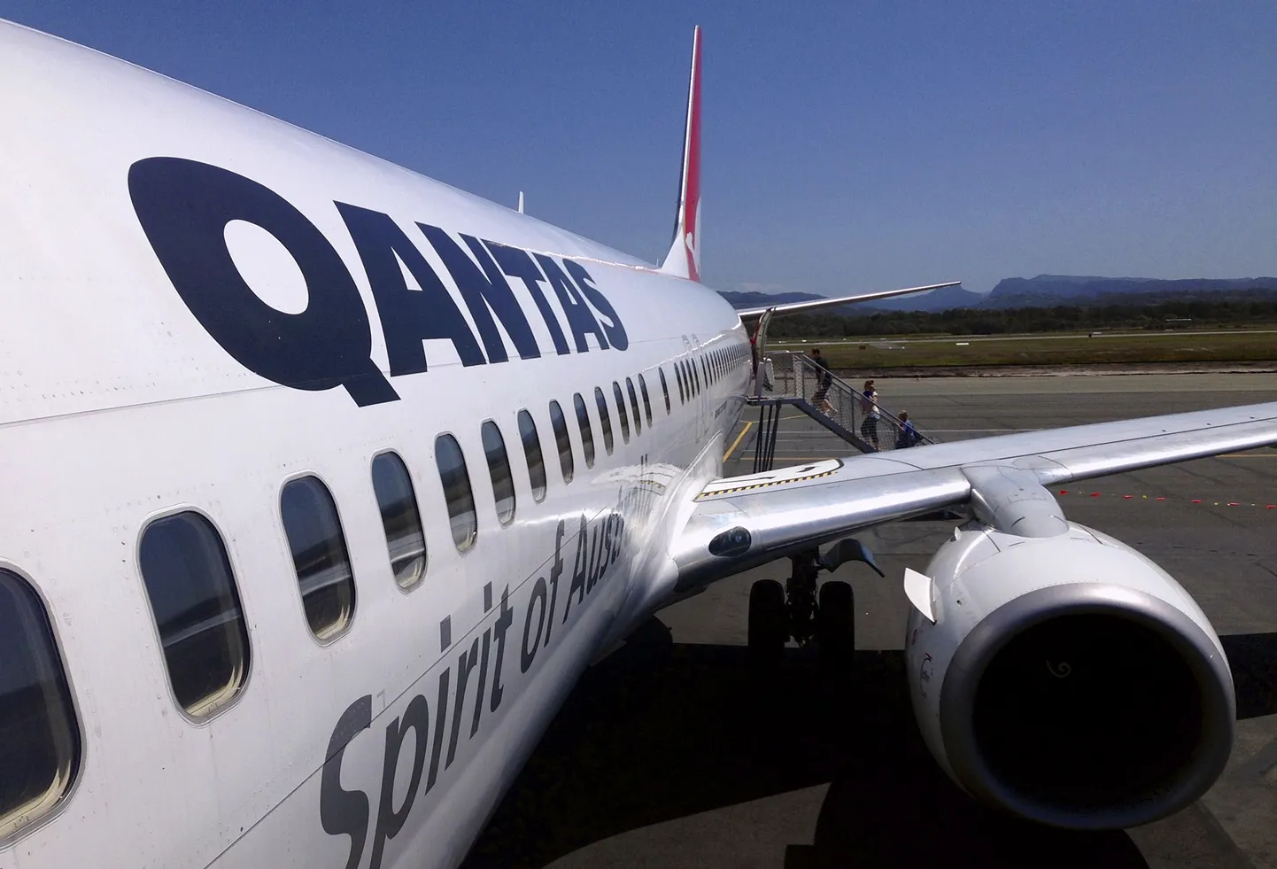 Самолет авиакомпании Qantas.