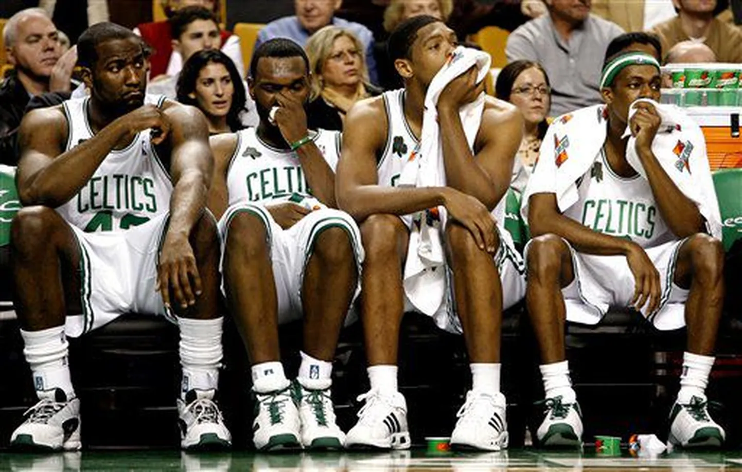 Boston Celticsi mängijad..