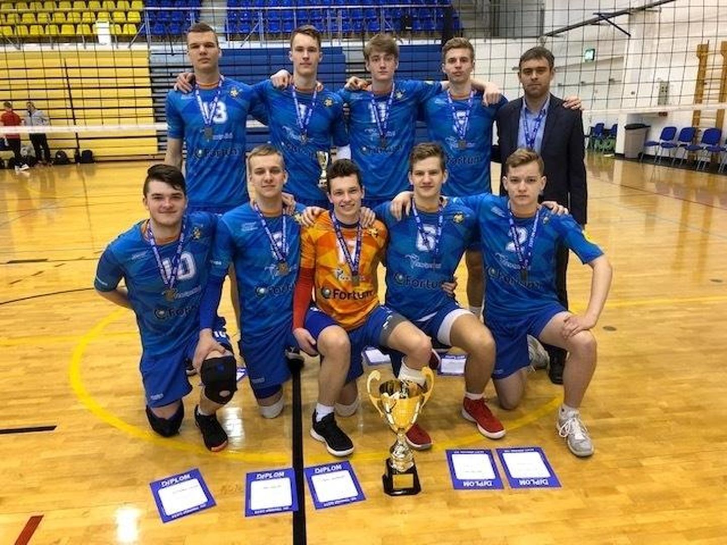 Pärnu spordikooli meeskond saavutas kolmanda koha.