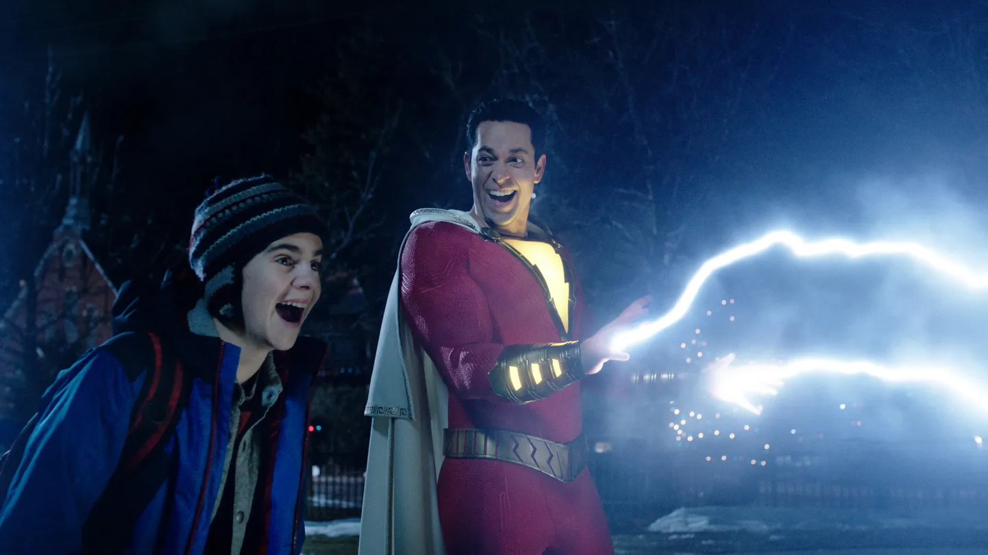 Jack Dylan Grazer ja Zachary Levi filmis «Shazam!»