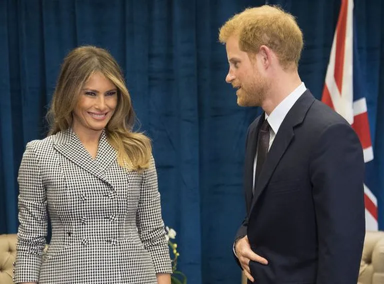 Melania Trump ja prints Harry