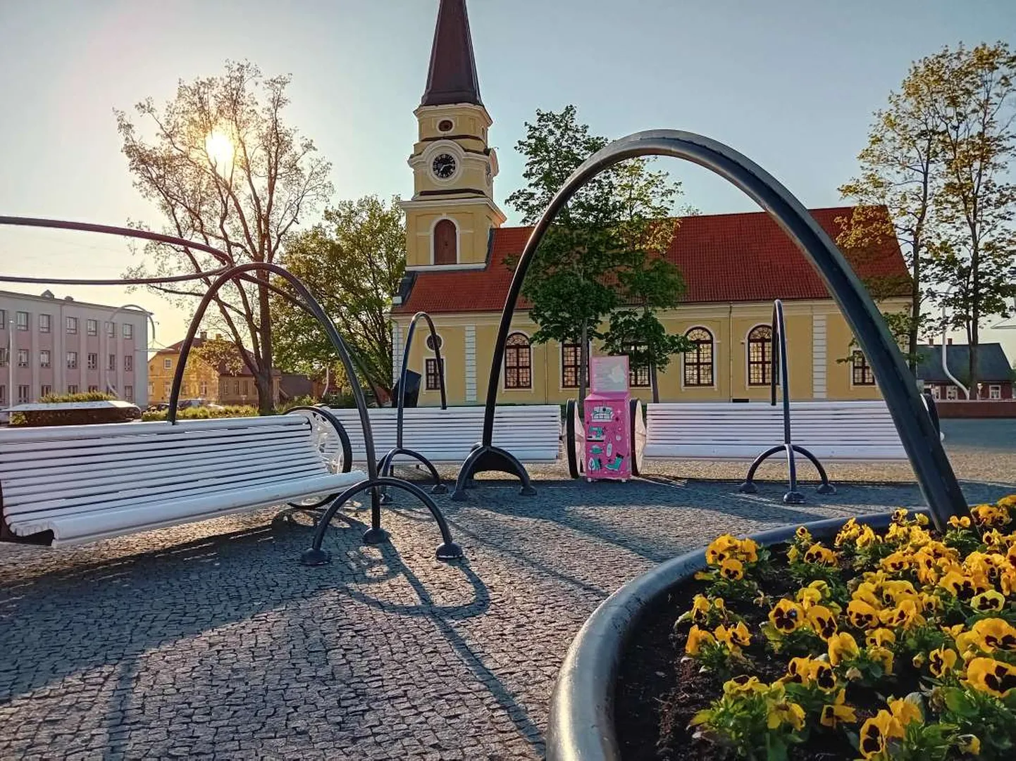 Rändkast Võru keskväljakul