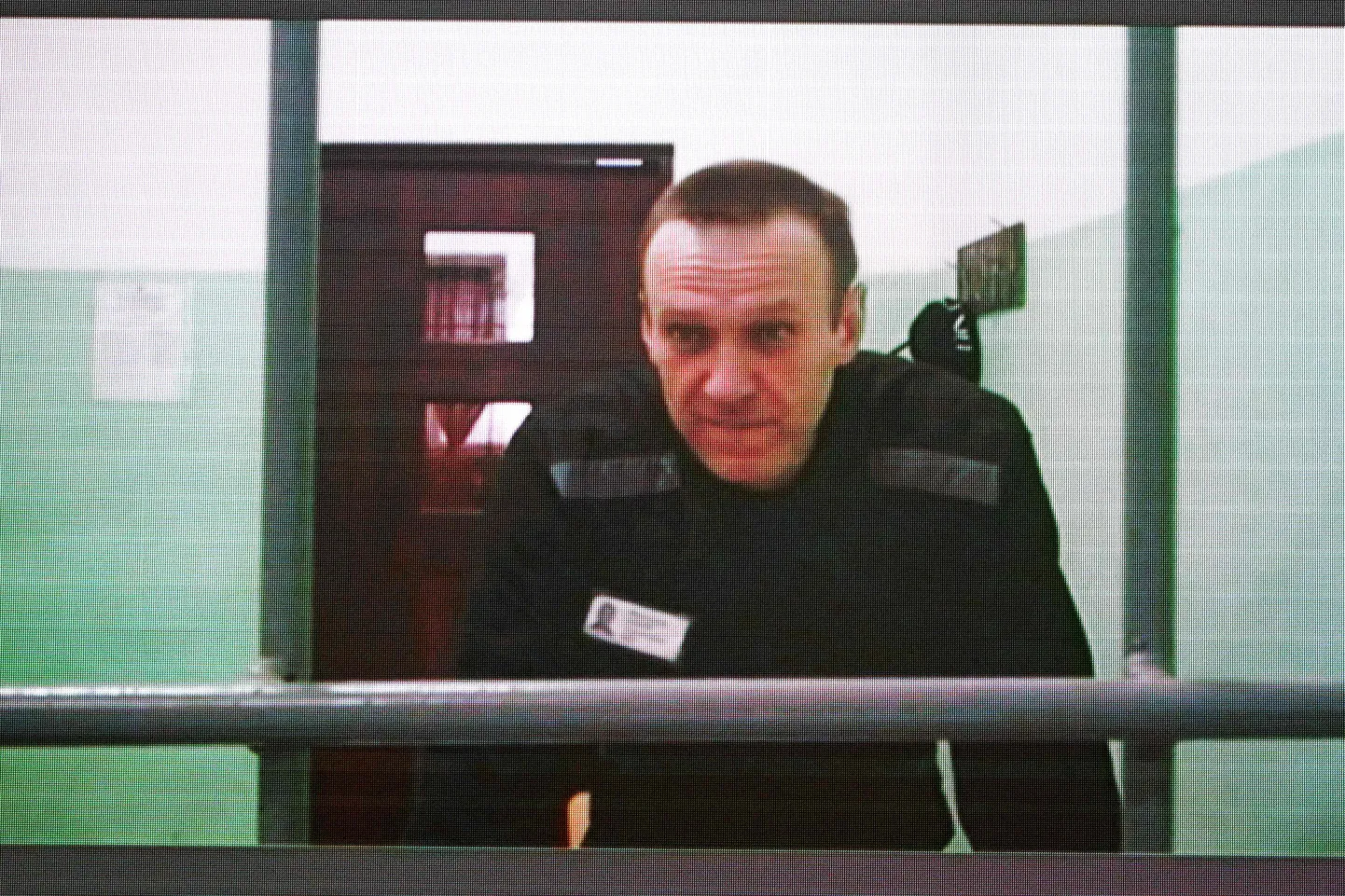 Aleksei Navalnõi videosilla vahendusel Moskva kohtus.