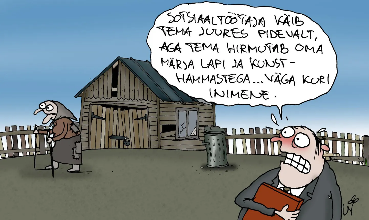 10. jaanuari karikatuur