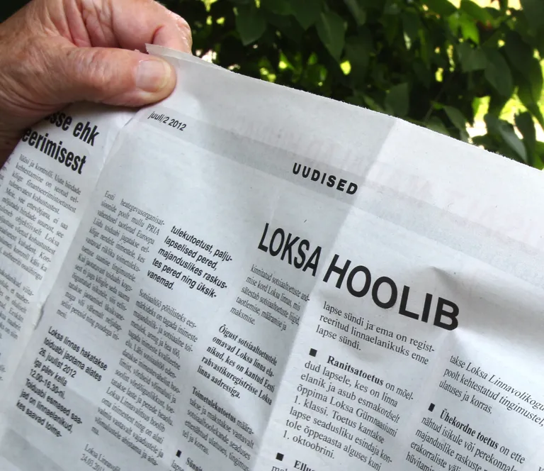 Loksa leht.