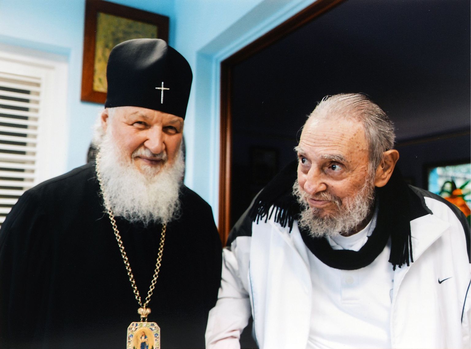 Vene õigeusukiriku patriarh Kirill ja Fidel Castro