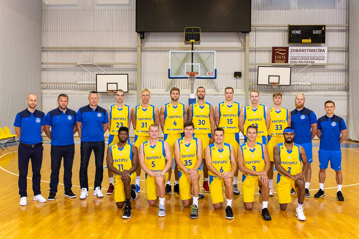 "Ventspils" basketbola komanda.