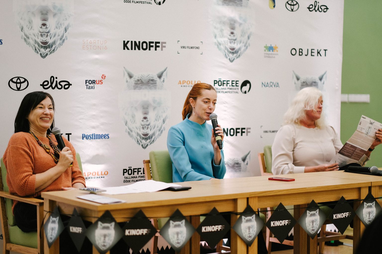 Наталья Маченене и Яна Будковская рассказали на пресс-конференции, что собрать программу международного кинофестиваля было нелегко, но они уверены, что зрители найдут в ней фильмы по своему вкусу.