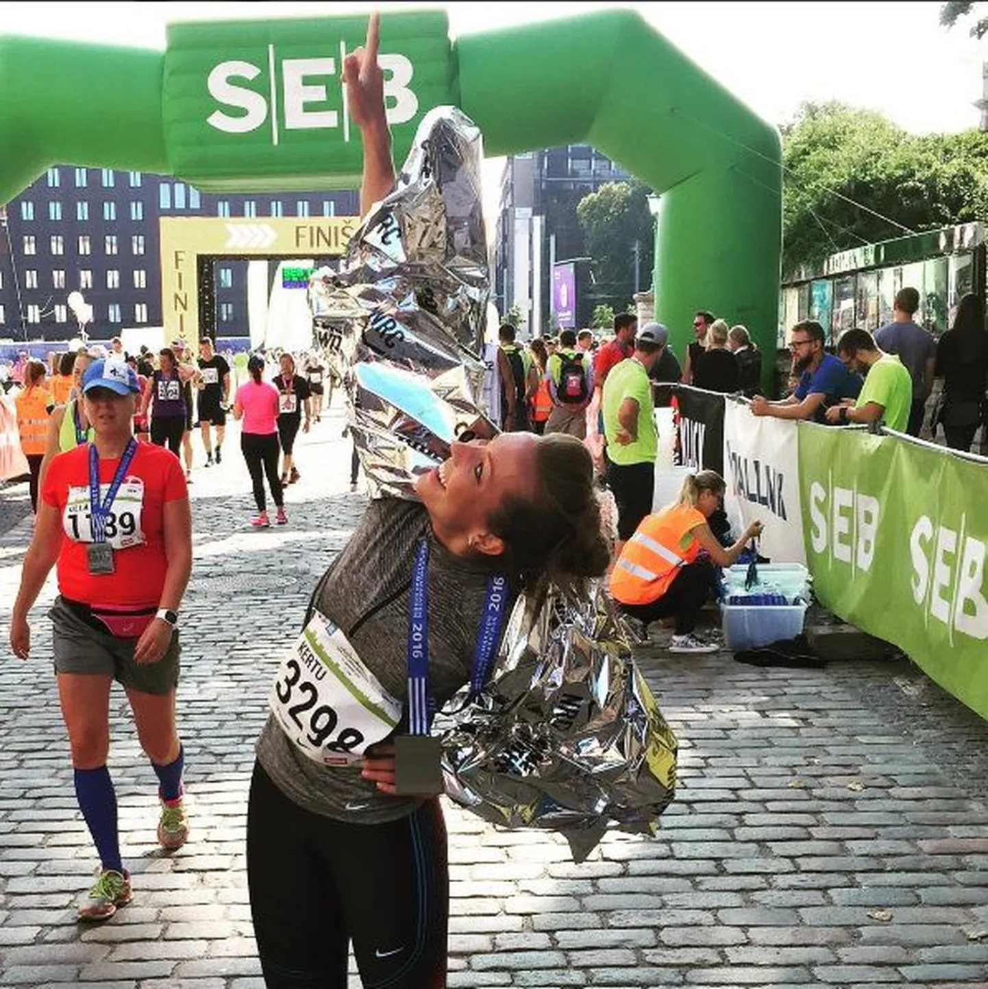 Kerttu Jukkum läbis poolmaratoni tõbisena