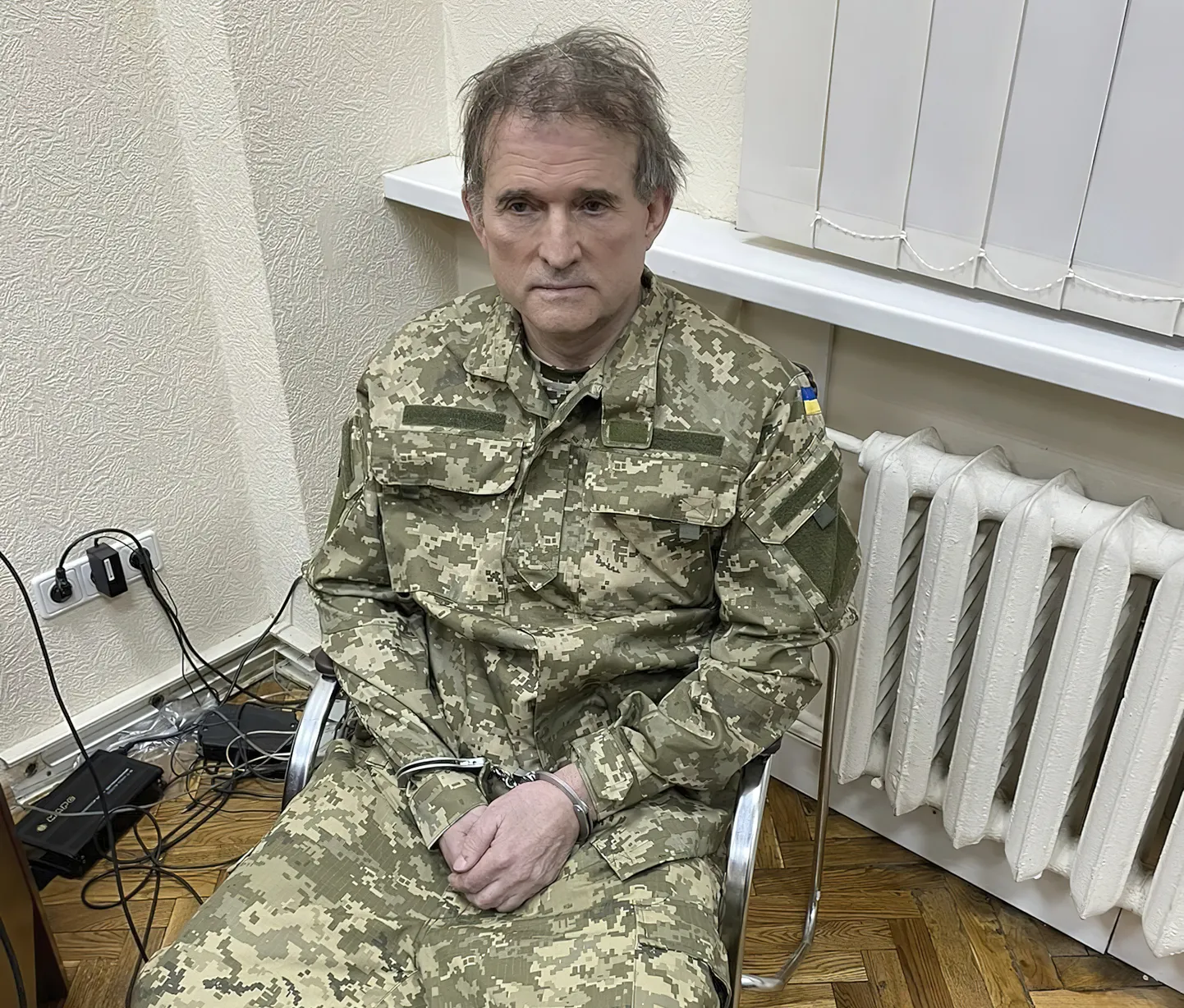Ukraina julgeolekuteenistuse poolt kinni peetud Viktor Medvedtšuk..