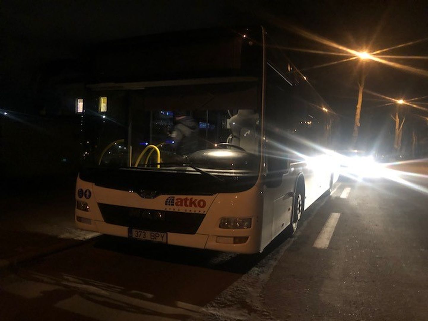 В Нарве задержали пьяного водителя автобуса.