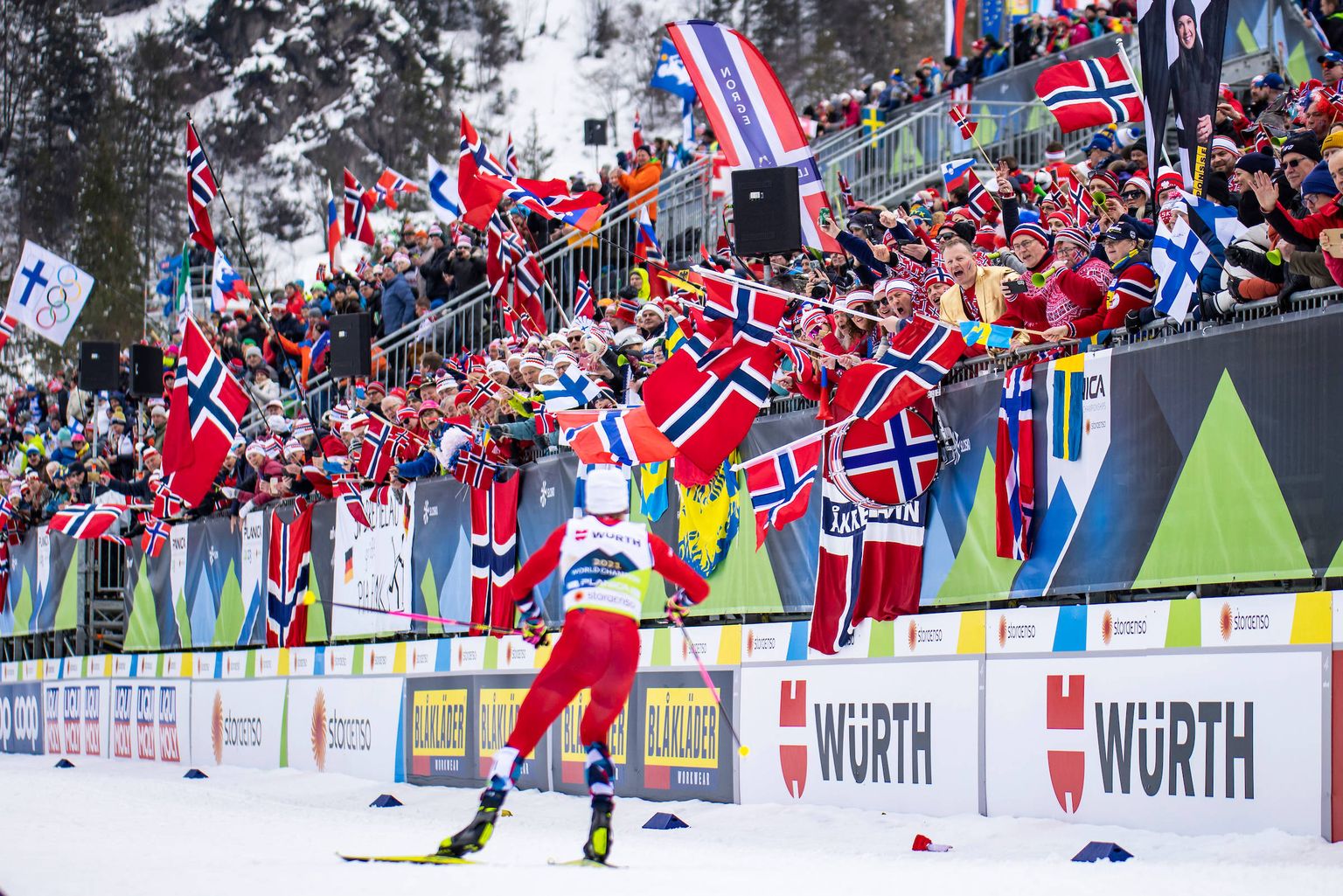 Norra esisuusataja Johannes Høsflot Klæbo võitis Planica MMilt viis medalit.