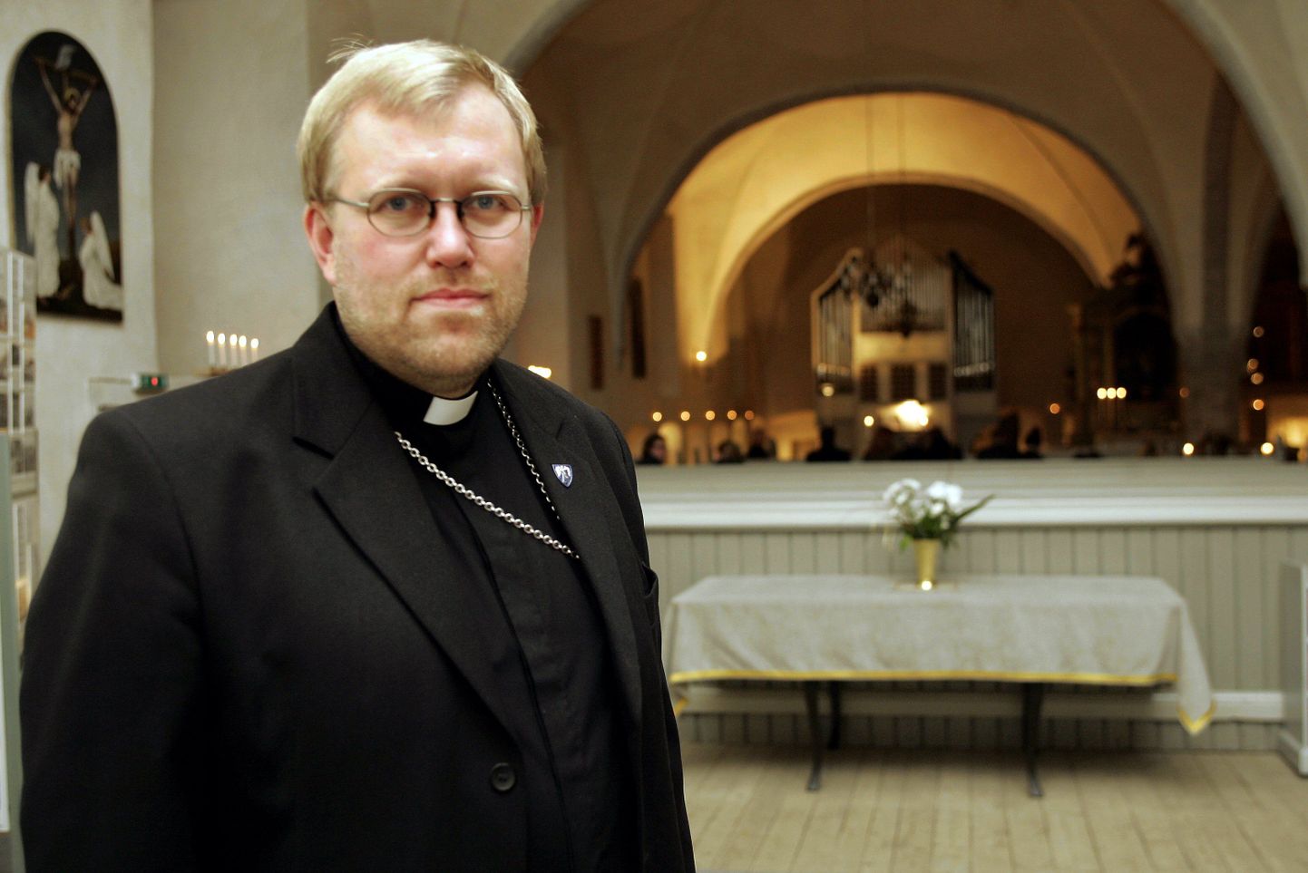 Rootsi-Mihkli koguduse õpetaja Patrik Göransson.