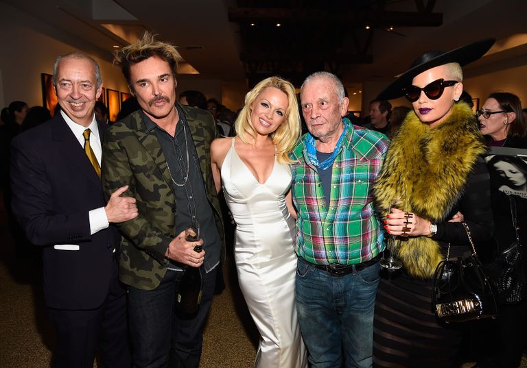 Kirjastaja Benedikt Taschen, fotograaf David LaChapelle, näitlejanna Pamela Anderson, fotograaf David Bailey ja modell Amber Rose