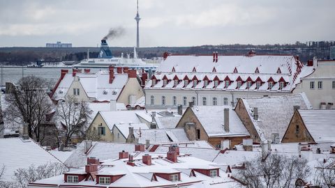 Синоптики обещают жителям Эстонии снежную среду