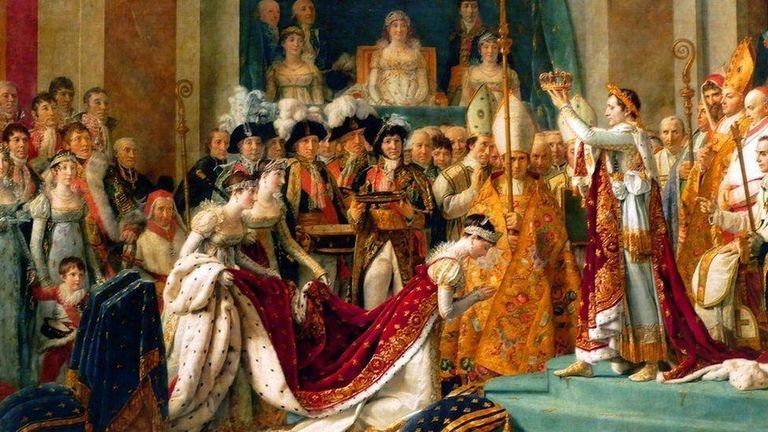 Коронация Жозефины, картина Делакруа.