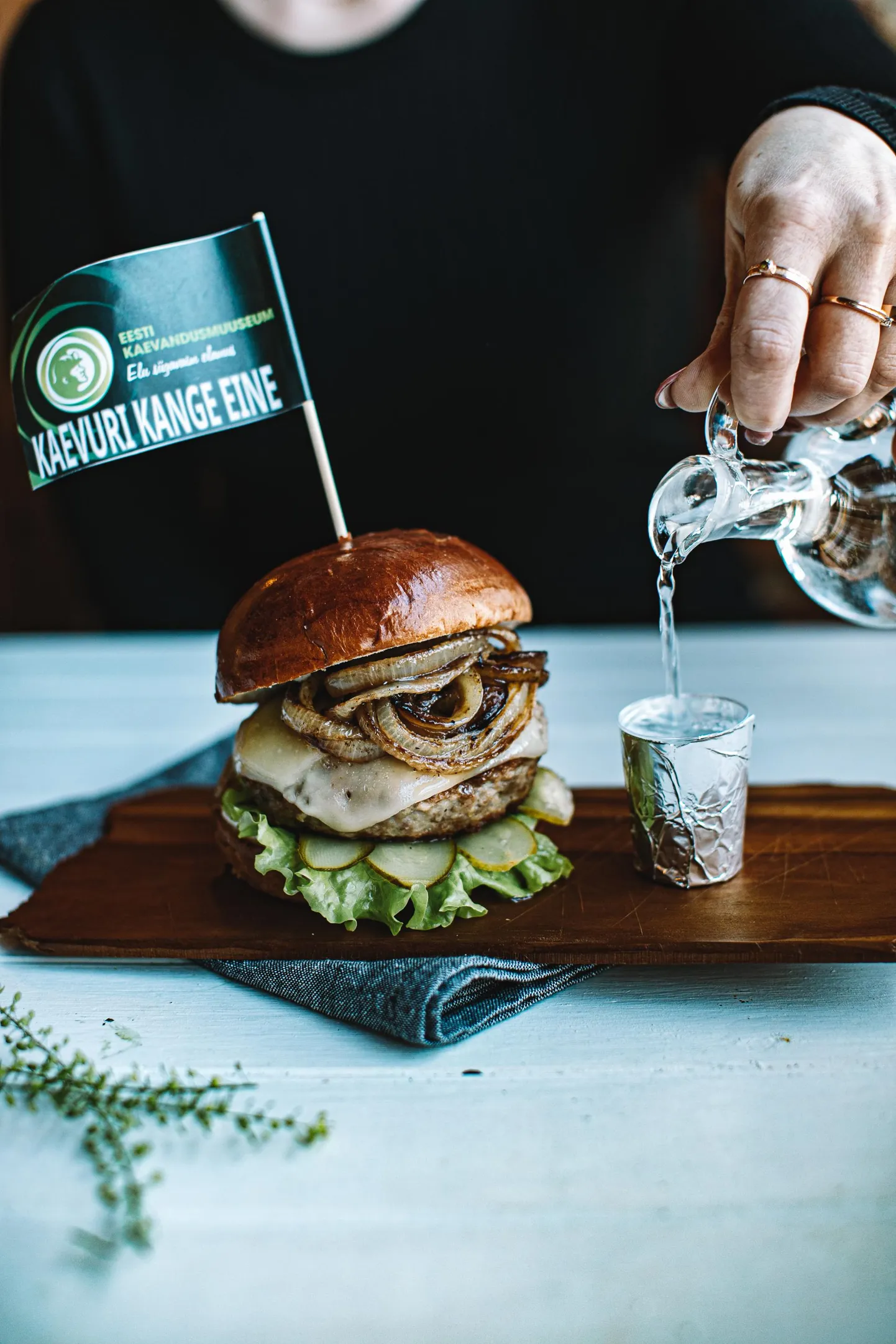 Kaevuri burger kange napsiga
kaevandusmuuseumis.
