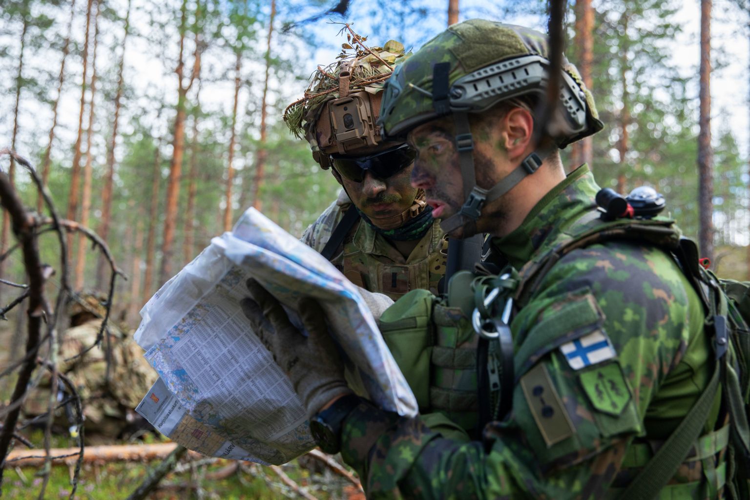 Soome kaitseväelane. Foto on illustratiivne.