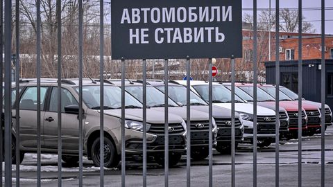 Venemaa autotööstusest on järel vaid riismed
