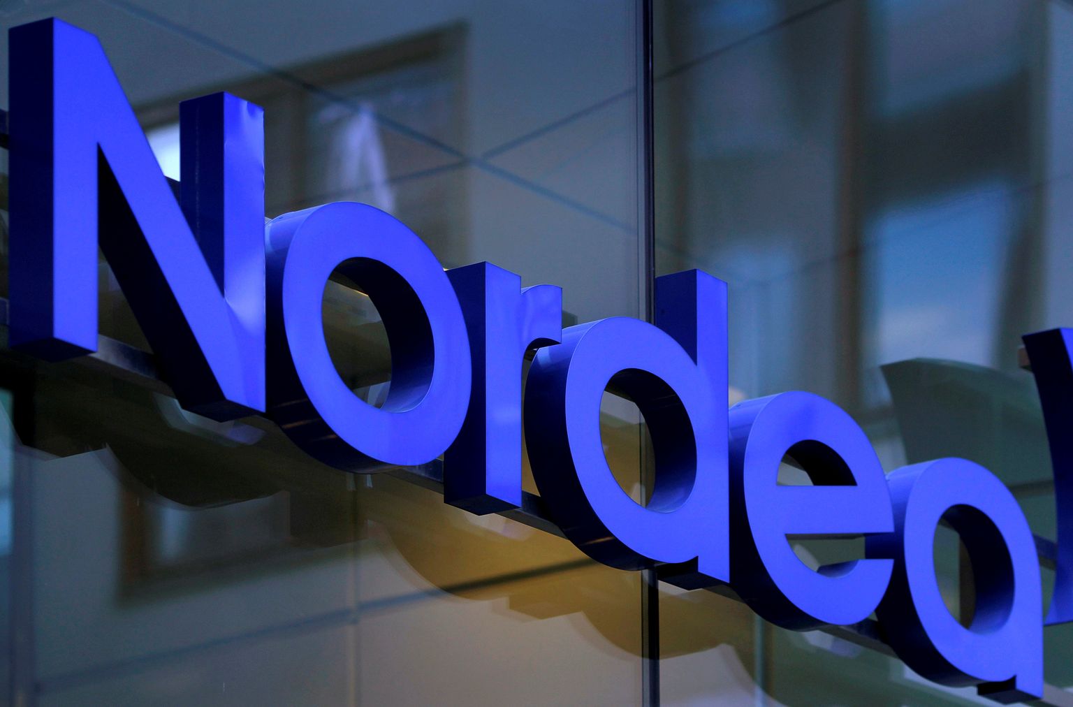 Nordea panga logo Rootsis Stockholmis
