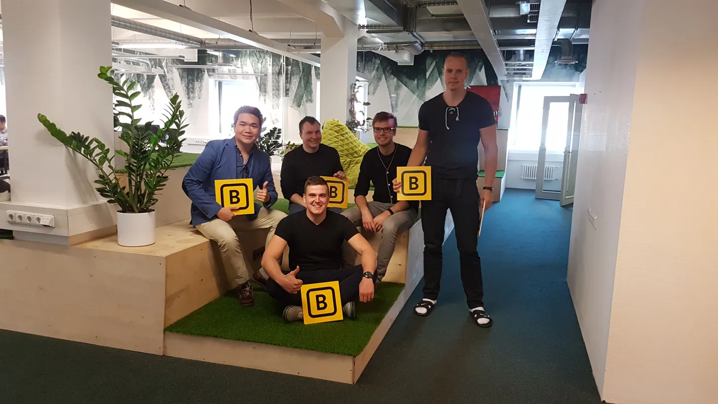 Barkingu meeskond koos Hiina partneritega