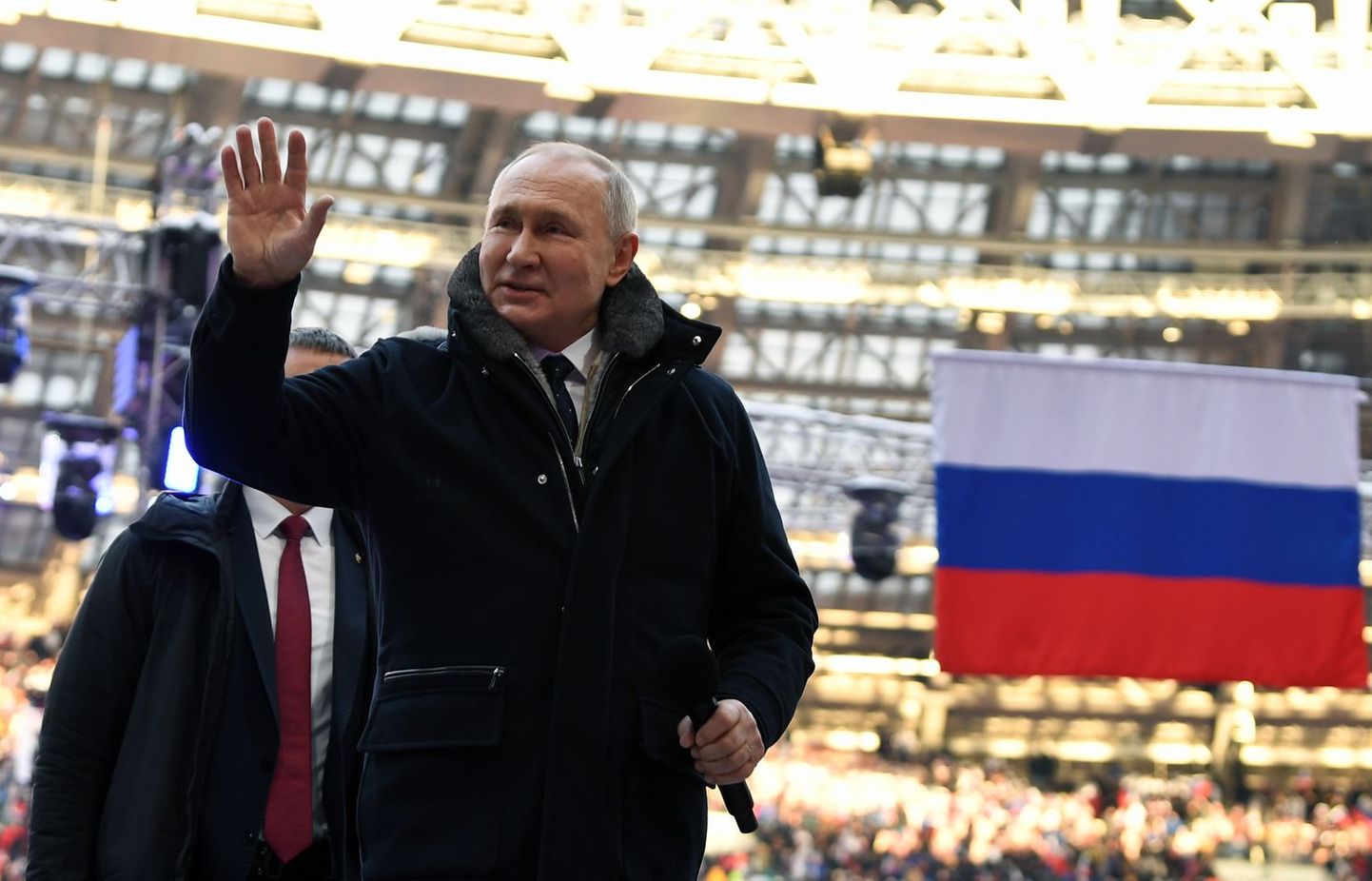 Владимир Путин на митинге-концерте в "Лужниках"