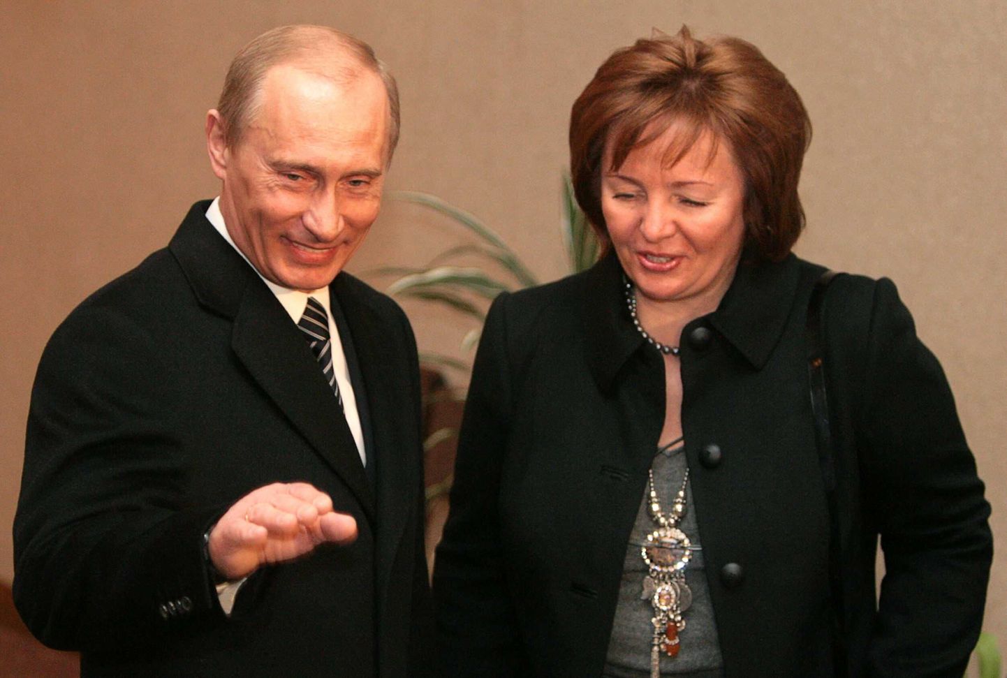 Vladimir Putin ja Ljudmilla Putina 2008. aastal.