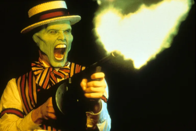 Mask tegutsemas filmis «Roheline mask».