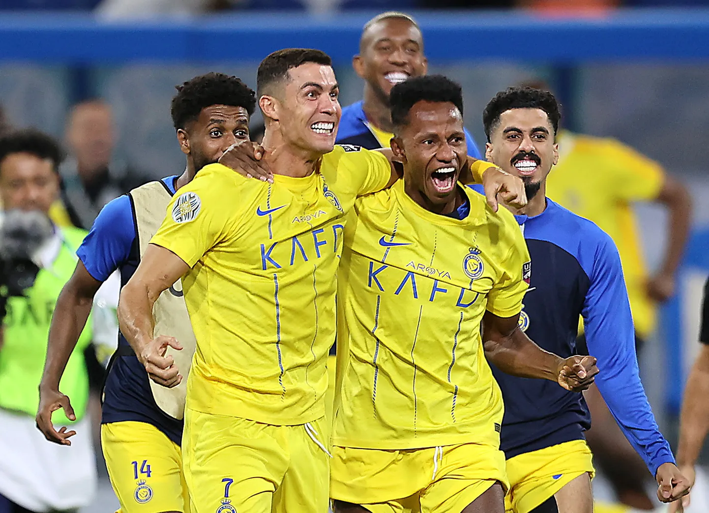 Cristiano Ronaldo (vasakul) ja tema Saudi Araabia koduklubi Al Nassr võitsid nädalavahetusel Araabia klubide meistrite liiga. Järgmisel hooajal võib aga ühte saudide klubi näha mängimas ka Euroopa meistrite liiga alagrupiturniiril.