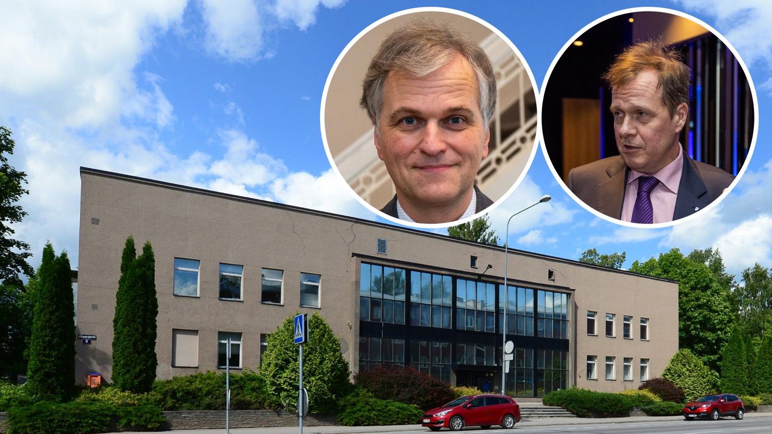 Officials of the Estonian Internal Security Service (ISS) brought suspicions of corruption against Deputy Mayor of Tartu Priit Humal (left) and businessman Parvel Pruunsild (right) on Tuesday.