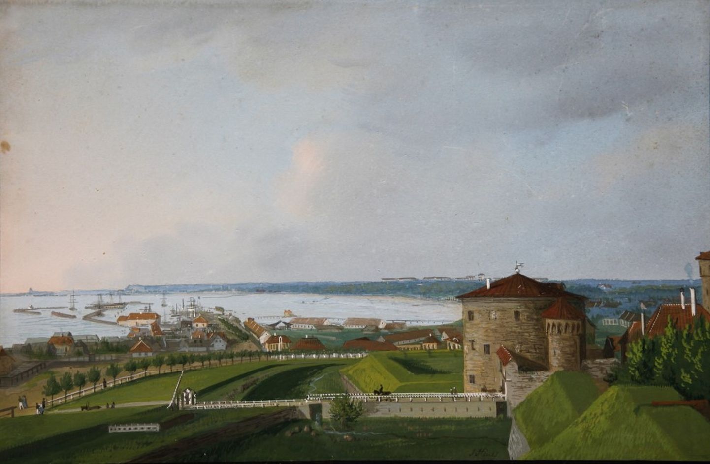 Johannes Hau, Tallinna sadam 19. sajandi alguses.