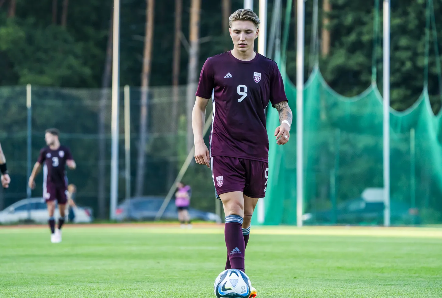 Latvijas U-21 izlases spēlētājs Dario Šits.