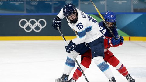 Vīrusu pārcietušās Somijas hokejistes Olimpiādē piedzīvo otro "sauso" zaudējumu