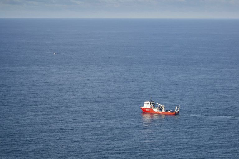 Emiliano Salad transportinud lennuki vrakki otsinud otsimislaev Geo Ocean III