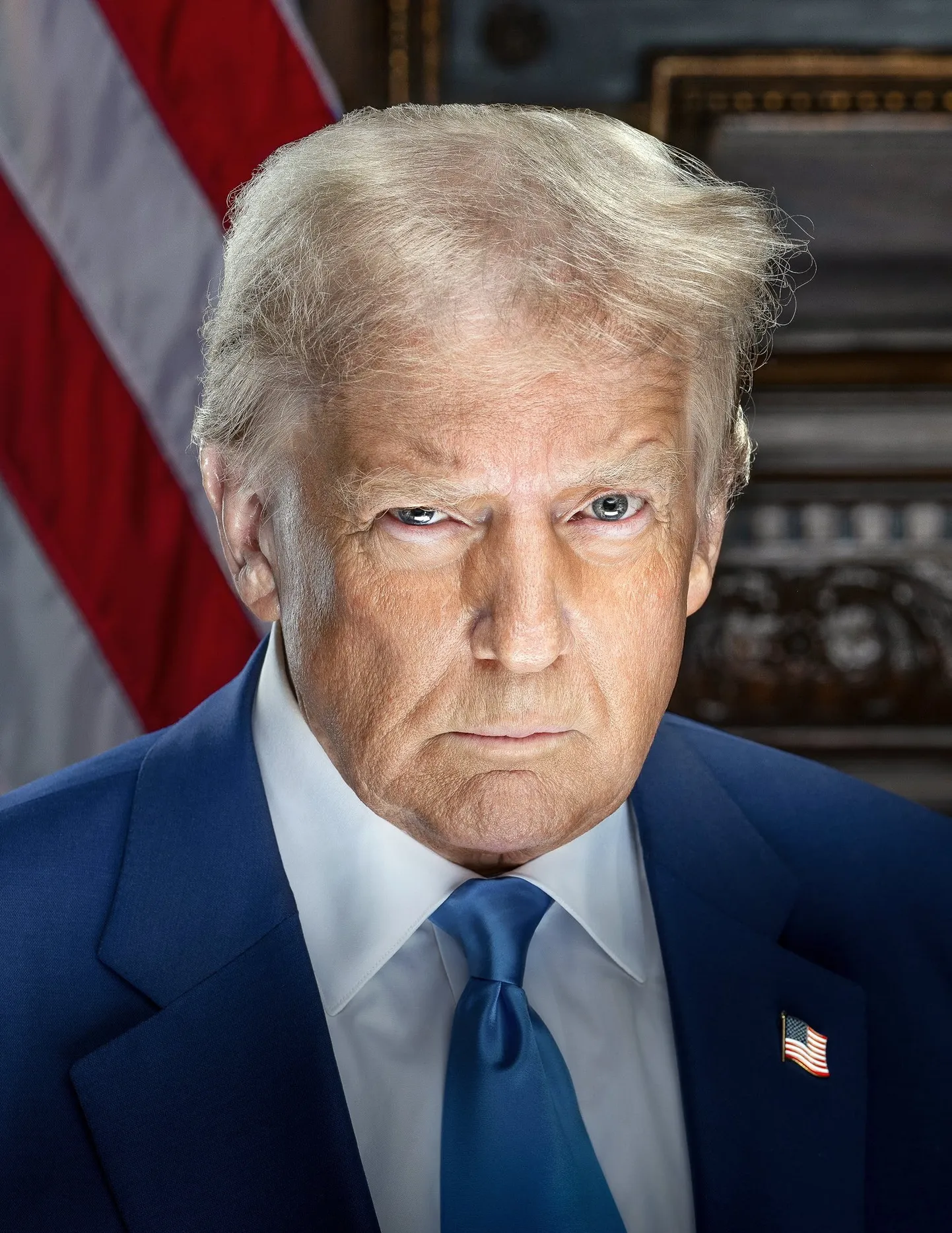 Официальный портрет президента Трампа.