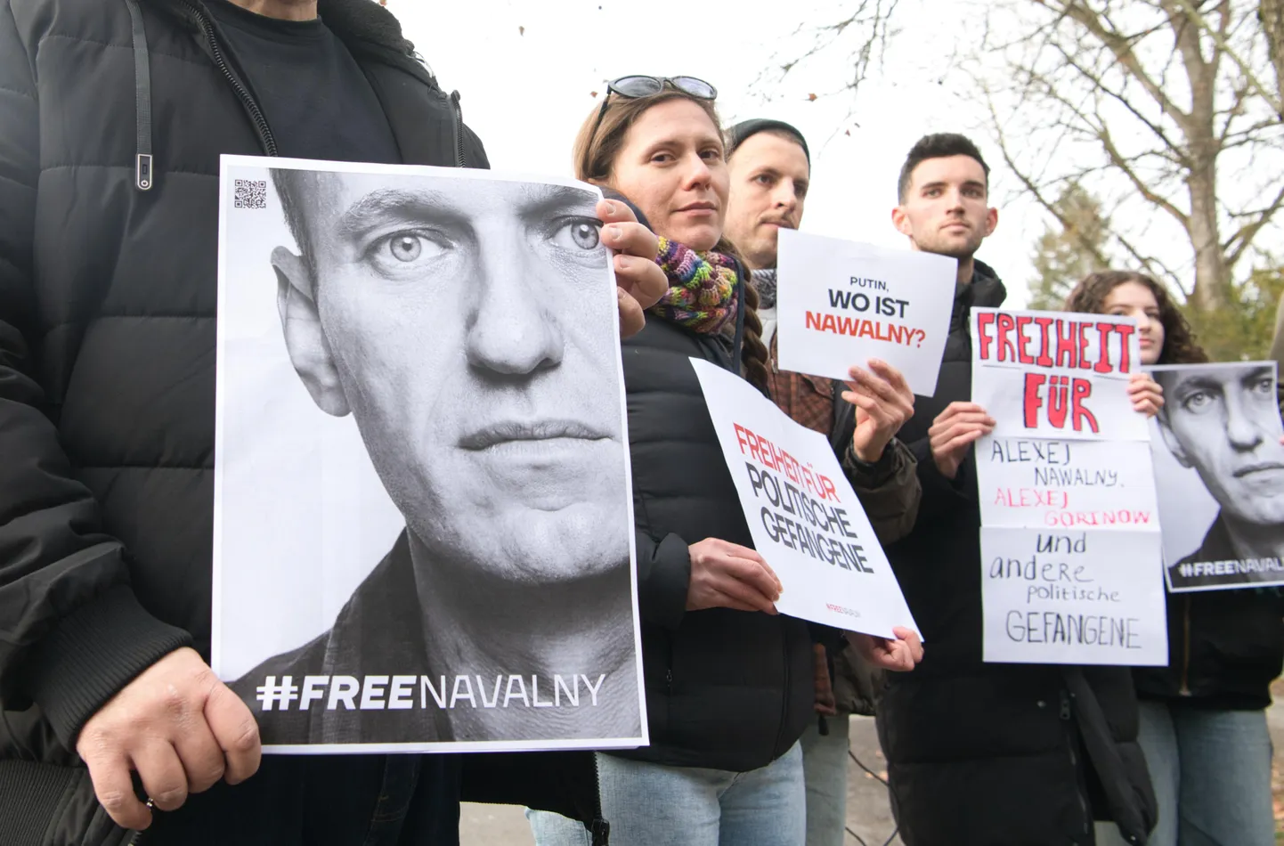Протест после исчезновения Алексея Навального