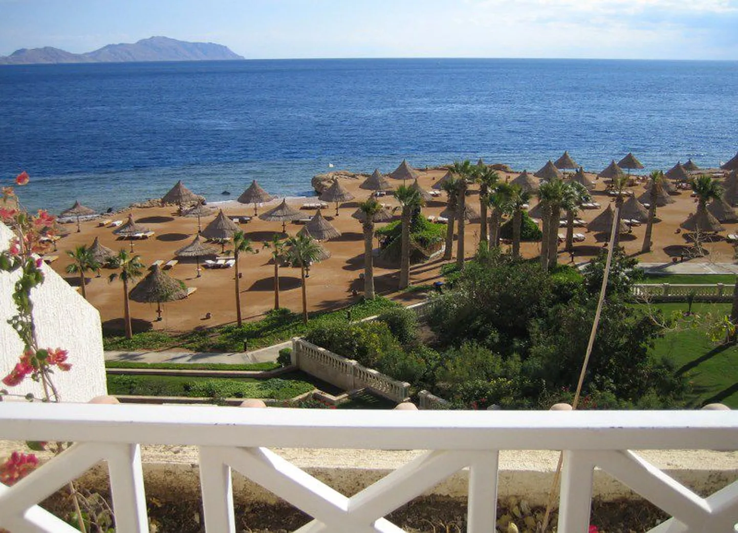 Vaade Sharm el Sheikhis asuva hotelli rõdult.