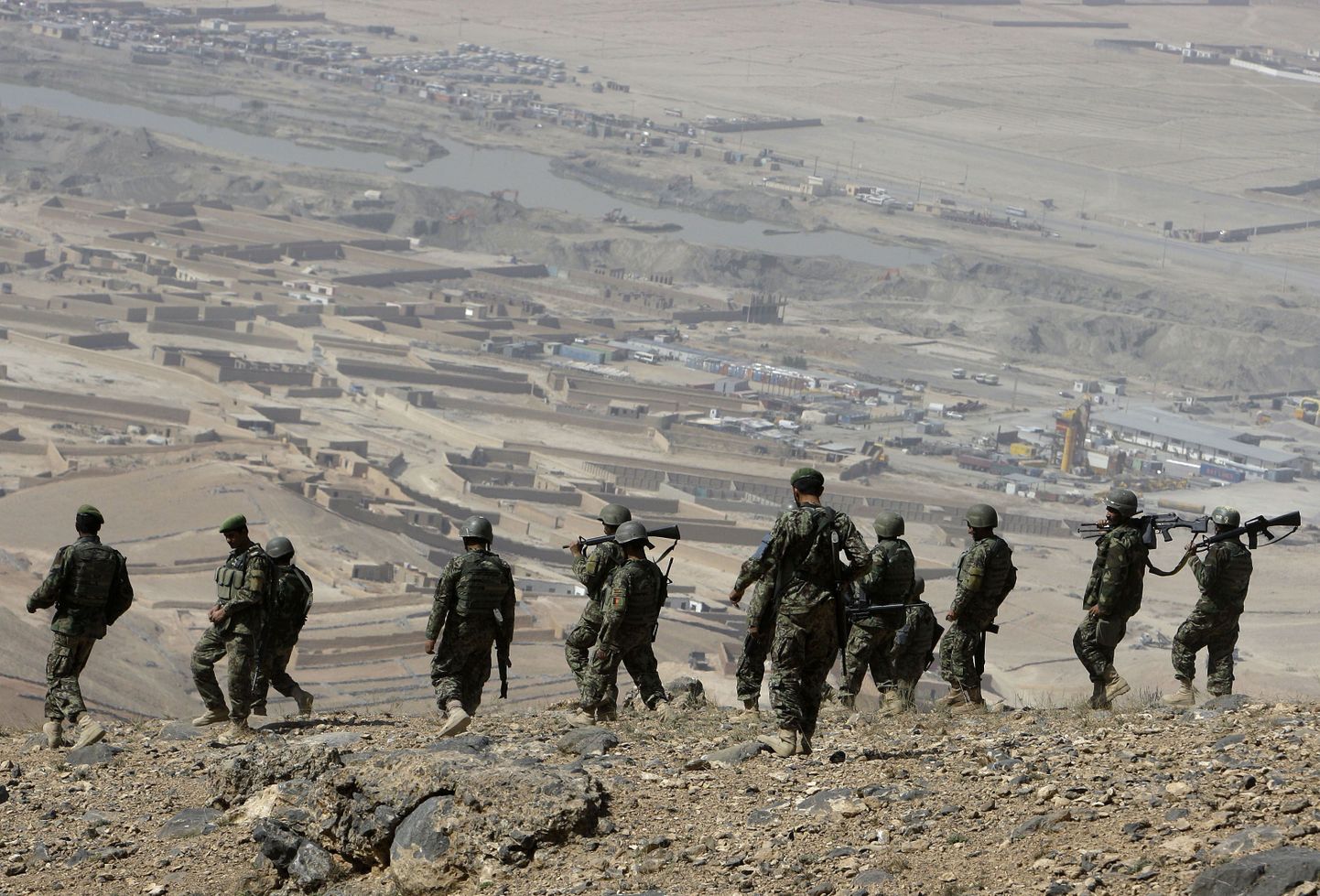 Afgaani sõdurid.