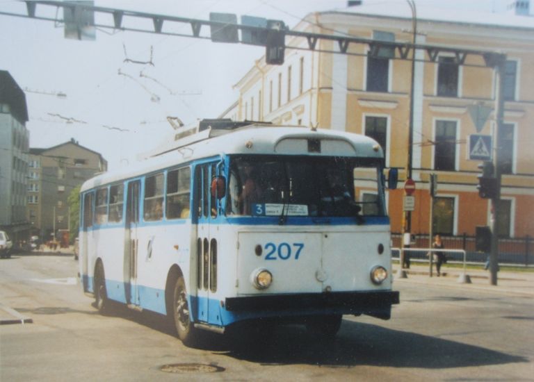 Таллиннскому троллейбусному транспорту исполняется 55 лет.